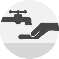 no water supply in public toilets